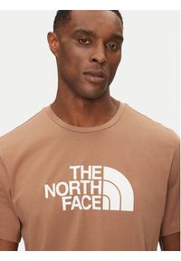 The North Face T-Shirt Easy NF0A8A6C Brązowy Regular Fit. Kolor: brązowy. Materiał: syntetyk, bawełna #3