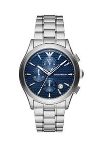 Emporio Armani zegarek męski kolor srebrny. Kolor: srebrny. Materiał: materiał #1