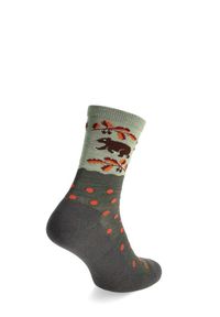 DARN TOUGH - Skarpety merino damskie Darn Tough Wild Life Crew Lightweight with Cushion. Kolor: zielony