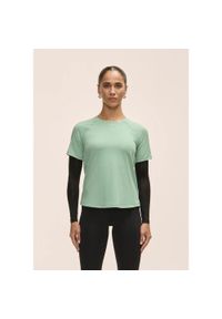 CASALL - Damska Koszulka Sportowa Casall Essential Tee Lekka do Fitnessu. Kolor: zielony. Sport: fitness