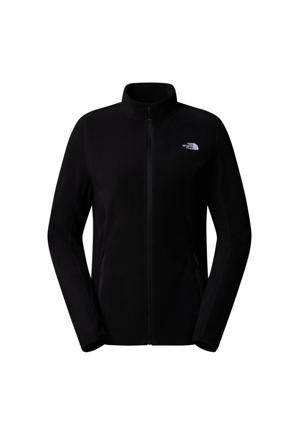 Polar Sportowy Damski The North Face RESOLVE FLEECE FZ. Kolor: czarny. Materiał: polar