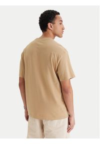 Quiksilver T-Shirt Salt Water EQYZT08205 Beżowy Comfort Fit. Kolor: beżowy. Materiał: bawełna #5