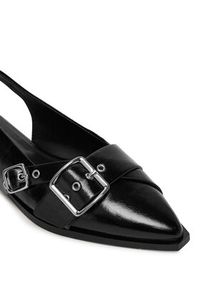 Steve Madden Baleriny SM11003901 Czarny. Kolor: czarny. Materiał: skóra #5