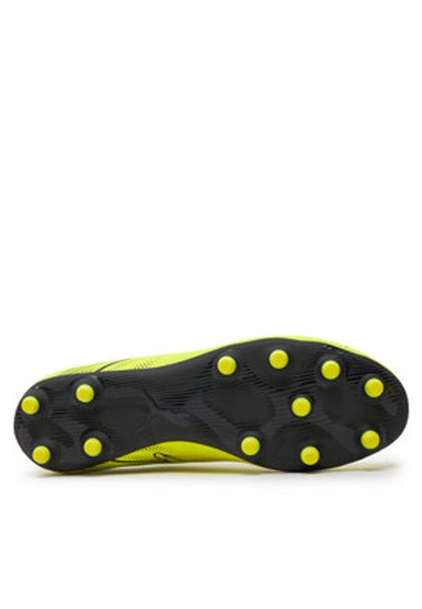 Puma Buty do piłki nożnej Attacanto Fg/Ag 10747707 07 Żółty. Kolor: żółty. Materiał: skóra