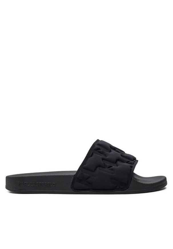 Karl Lagerfeld - KARL LAGERFELD Klapki KL80949 Czarny. Kolor: czarny. Materiał: materiał