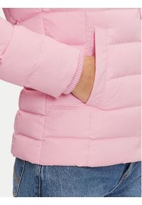 Tommy Jeans Kurtka puchowa Basic DW0DW18312 Różowy Slim Fit. Kolor: różowy. Materiał: syntetyk #8