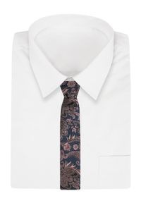 Alties - Klasyczny Męski Krawat - ALTIES - Orientalny Wzór. Kolor: niebieski, różowy, wielokolorowy. Materiał: tkanina. Styl: klasyczny #2
