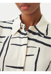 TOMMY HILFIGER - Tommy Hilfiger Koszula WW0WW49611 Beżowy jasny Regular Fit. Kolor: beżowy. Materiał: wiskoza #4