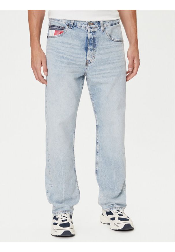 Tommy Jeans Jeansy Otis DM0DM21226 Niebieski Straight Fit. Kolor: niebieski