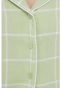 Answear Lab komplet piżamowy kolor turkusowy. Kolor: turkusowy. Materiał: tkanina. Długość: długie #6