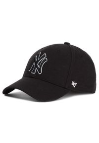 47 Brand - Czapka z daszkiem 47 BRAND - New York Yankees B-MVPSP17WBP-BKC Black. Kolor: czarny. Materiał: materiał, wełna, akryl #1