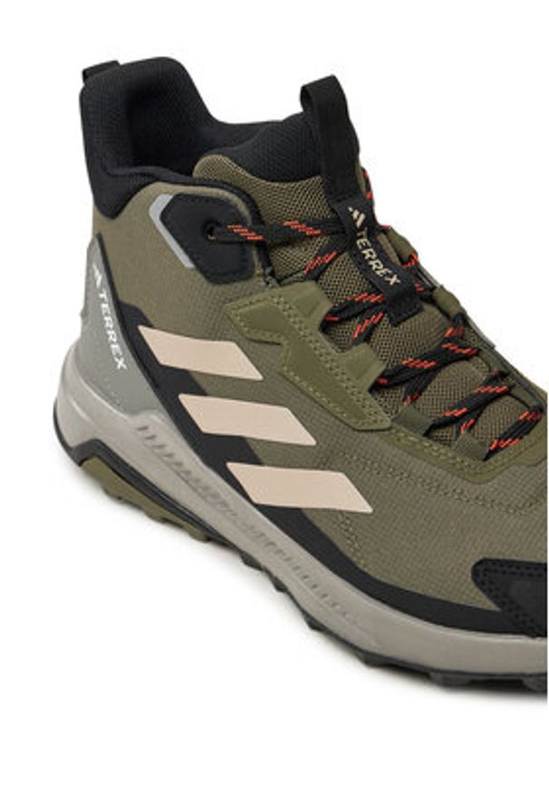 Adidas - adidas Trekkingi Terrex Anylander Mid Rain.Rdy ID0897 Zielony. Kolor: zielony. Materiał: mesh. Model: Adidas Terrex. Sport: turystyka piesza