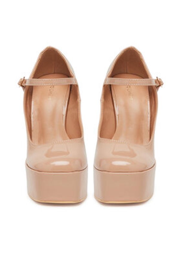 DeeZee Czółenka LWLB0328-1 Beżowy. Kolor: beżowy. Materiał: syntetyk, materiał