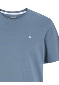 Jack & Jones T-Shirt Paulos 12245087 Niebieski Regular Fit. Kolor: niebieski. Materiał: bawełna #5