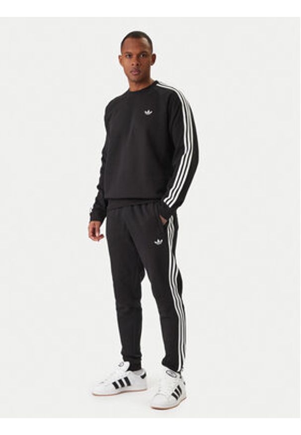 Adidas - adidas Spodnie dresowe 3-Stripes KE3562 Czarny Slim Fit. Kolor: czarny. Materiał: syntetyk, bawełna