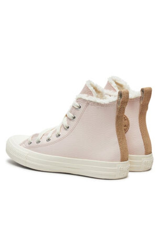 Converse Trampki Ctas Hi A09263C Różowy. Kolor: różowy. Materiał: skóra