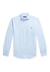 Polo Ralph Lauren Koszula 710899386016 Błękitny Slim Fit. Typ kołnierza: polo. Kolor: niebieski. Materiał: bawełna #2
