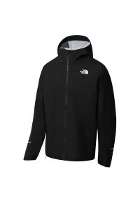 Kurtka The North Face First Dawn 0A536LJK31 - czarna. Typ kołnierza: kaptur. Kolor: czarny. Materiał: nylon. Wzór: aplikacja. Styl: sportowy, klasyczny