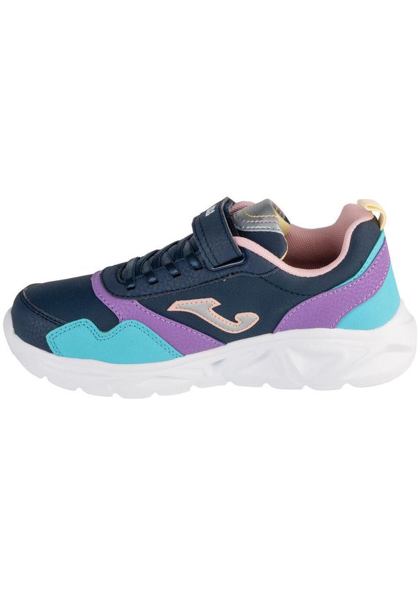 Joma - Buty sportowe Sneakersy dziewczęce, Star Jr 24 JSTARW. Kolor: niebieski. Materiał: guma, materiał, syntetyk. Sport: turystyka piesza