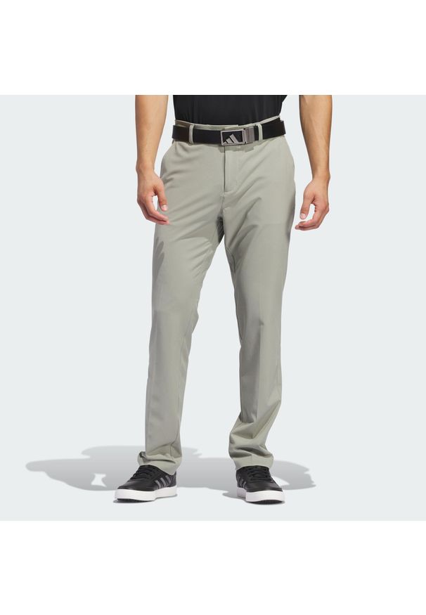 Adidas - Spodnie Ultimate365 Tapered Golf. Kolor: szary. Materiał: materiał. Sport: golf
