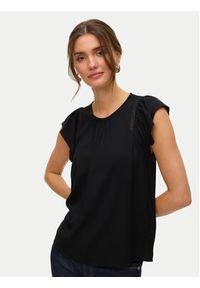 Vero Moda Bluzka Bella 10325248 Czarny Standard Fit. Kolor: czarny. Materiał: wiskoza #3