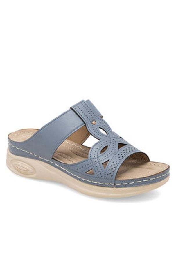 Clara Barson Klapki WYL0510-28 Niebieski. Kolor: niebieski. Materiał: syntetyk