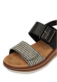 Remonte Sandały D1J53-02 Czarny. Kolor: czarny. Materiał: skóra #6