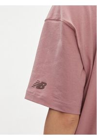 New Balance T-Shirt WT41519 Różowy Oversize. Kolor: różowy. Materiał: bawełna #5