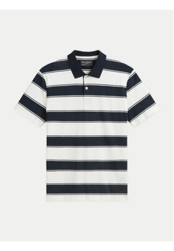 Marc O'Polo Polo 522 2145 53046 Czarny Regular Fit. Typ kołnierza: polo. Kolor: czarny. Materiał: bawełna