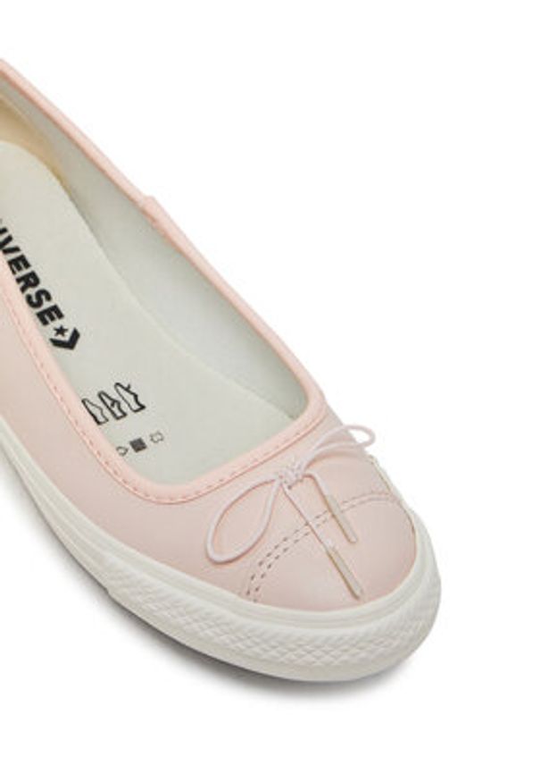 Converse Baleriny Chuck Taylor All Star Dainty A16209C Beżowy. Kolor: beżowy. Materiał: materiał