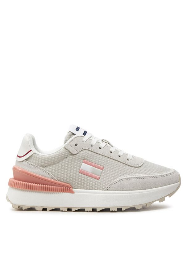 Tommy Jeans Sneakersy Tjw Tech Runner Ess EN0EN02511 Szary. Kolor: szary. Materiał: materiał