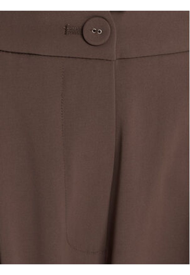 BARDOT - Bardot Spodnie materiałowe Sloane Straight 58620PB3 Brązowy Regular Fit. Kolor: brązowy. Materiał: syntetyk