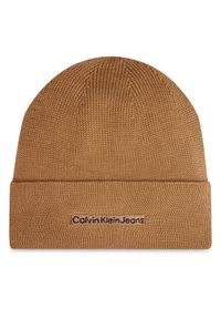 Calvin Klein Czapka Inst Embro K50K512452 Beżowy. Kolor: beżowy. Materiał: bawełna #1
