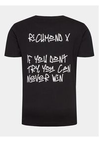 Richmond X T-Shirt UMA23003TS Czarny Regular Fit. Kolor: czarny. Materiał: bawełna #2