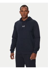 EA7 Emporio Armani Bluza 8NPM32 PJVRZ 0562 Granatowy Regular Fit. Kolor: niebieski. Materiał: bawełna #1