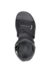 skechers - Sandały Skechers Go Consistent Sandal, Mężczyźni. Kolor: czarny. Materiał: syntetyk, materiał. Sport: pływanie, fitness