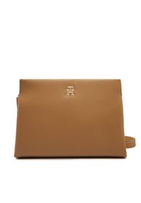 TOMMY HILFIGER - Tommy Hilfiger Torebka Th Legacy Mini Crossover AW0AW17225 Brązowy. Kolor: brązowy. Materiał: skórzane #2