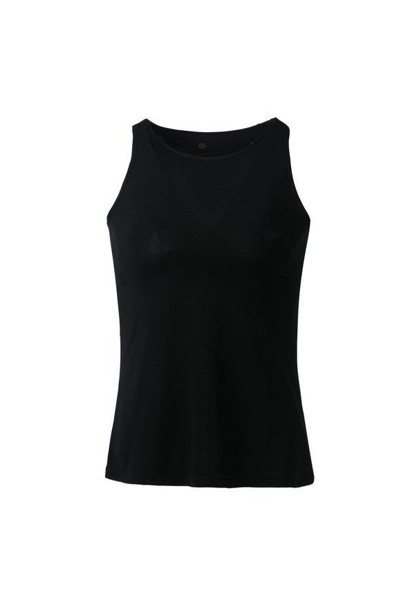 ENDURANCE - Koszulka do jogi Athlecia Mota Slub Top. Kolor: czarny. Materiał: elastan, poliester