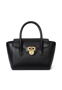 Lauren Ralph Lauren - LAUREN RALPH LAUREN Torebka 431969349002 Czarny. Kolor: czarny. Materiał: skórzane