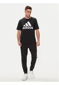 Adidas - adidas T-Shirt Essentials Single Jersey Big Logo T-Shirt IC9347 Czarny Regular Fit. Kolor: czarny. Materiał: bawełna #6