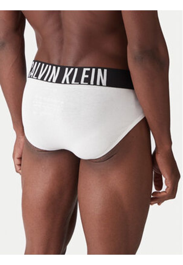 Calvin Klein Underwear Komplet 3 par slipów 000NB3607A Kolorowy. Materiał: bawełna. Wzór: kolorowy