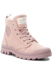 Palladium Trapery Pampa Hi Zip Wl 95982-671-M Różowy. Kolor: różowy. Materiał: skóra, nubuk