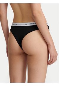 TOMMY HILFIGER - Tommy Hilfiger Stringi UW0UW05875 Czarny. Kolor: czarny. Materiał: bawełna #3