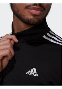 Adidas - adidas Bluza Essentials Warm-Up 3-Stripes H46099 Czarny Regular Fit. Kolor: czarny. Materiał: syntetyk