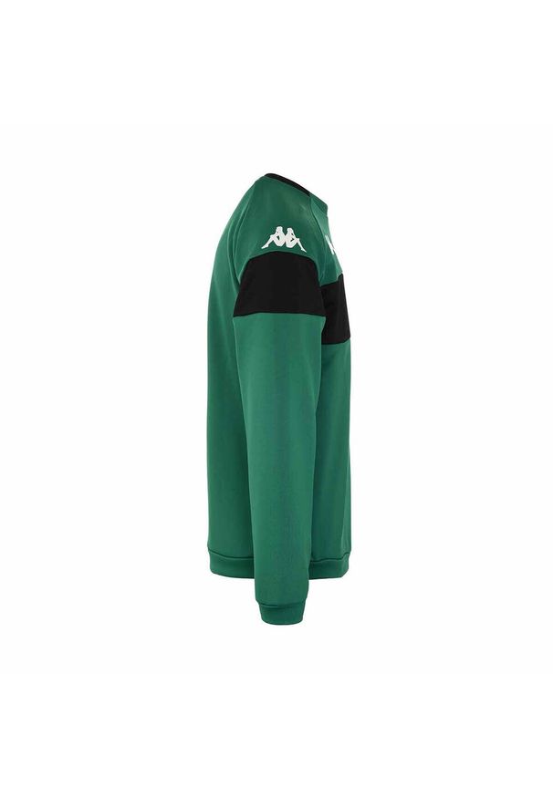 Bluza dziecięca Kappa Dido. Kolor: wielokolorowy, czarny, zielony. Sport: piłka nożna
