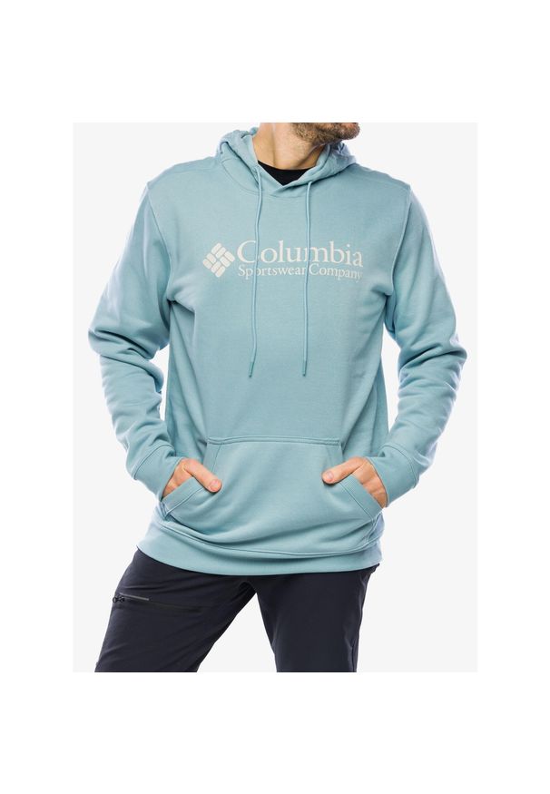 columbia - Bluza z kapturem męska Columbia CSC Basic Logo II Hoodie. Typ kołnierza: kaptur. Kolor: niebieski