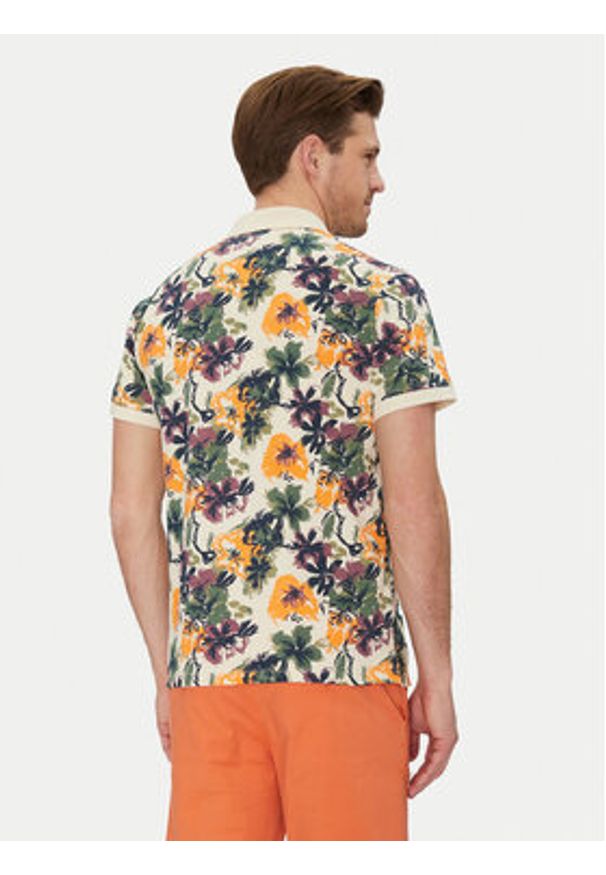 Blend Polo 20718253 Beżowy Regular Fit. Typ kołnierza: polo. Kolor: beżowy. Materiał: bawełna
