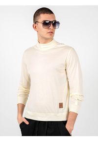 Bally Longsleeve "Turtle-Neck" | 6235776 | Mężczyzna | Żółty, Kremowy. Okazja: na co dzień. Typ kołnierza: golf. Kolor: wielokolorowy, kremowy, żółty. Materiał: lyocell, kaszmir. Długość rękawa: długi rękaw. Wzór: aplikacja. Styl: casual #2