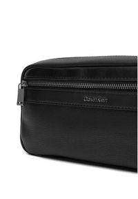 Calvin Klein Saszetka Zip Camera Bag LV04D3262G Czarny. Kolor: czarny. Materiał: skóra