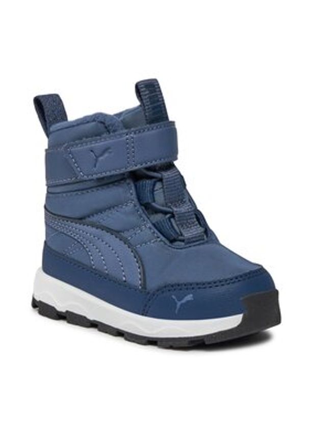 Puma Śniegowce Evolve Boot AC+ Inf 392646 02 Niebieski. Kolor: niebieski. Materiał: skóra